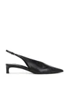 Jil Sander Sling Back Heel In Black