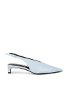 Jil Sander Lightweight Slingback Pumps With Adjustable Strap In Blue