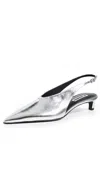 Jil Sander Sling Back Heels Sky Grey In Sky Grey