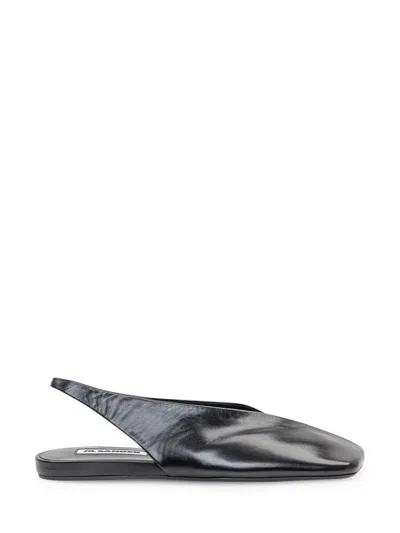 Jil Sander Slingback In Black
