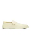 Jil Sander Off-white Flat Loafers In Nude
