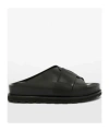 Jil Sander Slip-on Leather Slides In Black