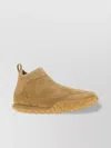 Jil Sander Camel Suede Moon Slip Ons In Brown
