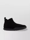 Jil Sander Slip Ons Moon En Daim Noir In Black