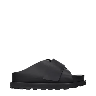Jil Sander Slippers And Heels Black Skinned Woman