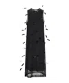 Jil Sander Sleeveless Maxi Dress In Black