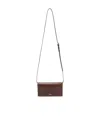 Jil Sander Small Empire Leather Shoulder Bag In White