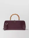 Jil Sander Small Bamboo Bag Goji In Purple