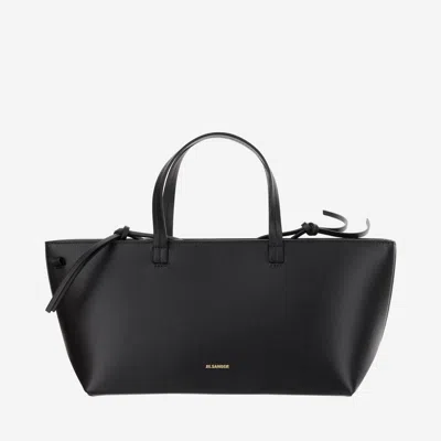 Jil Sander Black Bateau Small Bag