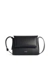 Jil Sander Small Leather Bag Adjustable Strap In Black
