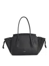 Jil Sander Small  Black Leather Bag In Black