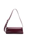 Jil Sander Small Rectangular Shoulder Bag With Adjustable Strap In Brown