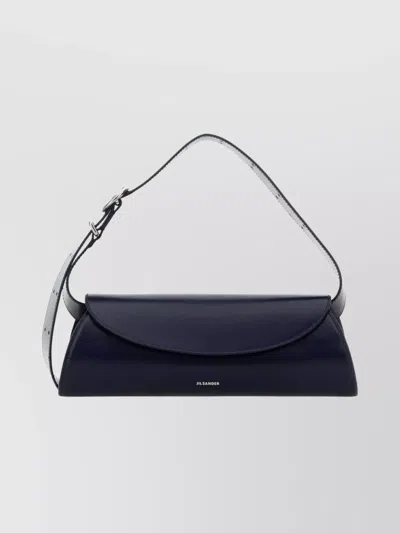Jil Sander Small Cannolo Crossbody Bag With Adjustable Strap