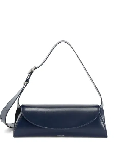 JIL SANDER SMALL CANNOLO LEATHER SHOULDER BAG