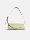 Jil Sander Small 'cannolo' Light Green Leather Bag In Green