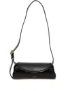 Jil Sander Cannolo Small Shoulder Bag In Black