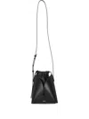 Jil Sander Drawstring Shoulder Bag In Black