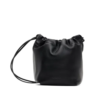 Jil Sander Small Dumpling Shoulder Bag In Black