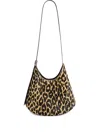 Jil Sander Eldorado Small Leather-trimmed Leopard-print Calf Hair Shoulder Bag