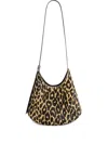 Jil Sander Eldorado Small Leather-trimmed Leopard-print Calf Hair Shoulder Bag