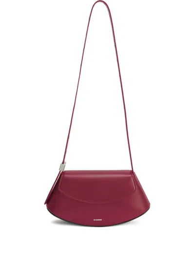 Jil Sander Small Eldorado Shoulder Bag In Pink