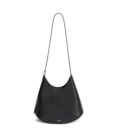 JIL SANDER SMALL ELDORADO STUDDED SHOULDER BAG