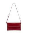 Jil Sander Small Folded Clutch Bag In Red