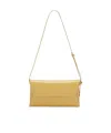 Jil Sander Small Folded Crossbody Bag In Yellow