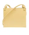 Jil Sander Small Giro Leather Shoulder Bag In Yellow