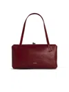 Jil Sander Small 'gogi' Red Lear Bag