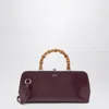 Jil Sander Small Bamboo Bag Goji In Purple