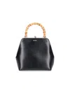 Jil Sander Goji Bamboo Crocodile-embossed Tote Bag