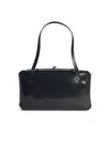 Jil Sander Small 'goji Pillow' Black Leather Bag