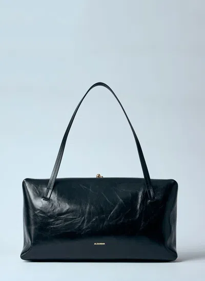 Jil Sander Small Goji Pillow Handbag In Black