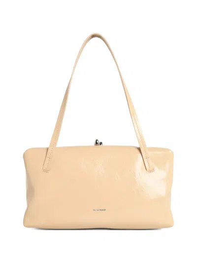 Jil Sander Small Goji Pillow Shoulder Bag In Neutral