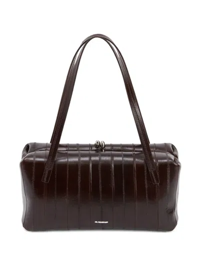 Jil Sander Small Goji Pillow Tote Bag In Brown