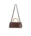 Jil Sander Small Goji Shoulder Bag In Brown