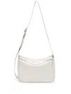Jil Sander Small Leather Crossbody Bag In White