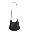 Jil Sander Crescent-shaped Shoulder Bag With Adjustable Strap In Black