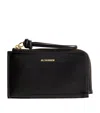Jil Sander Logo Wallet In Black