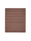 Jil Sander Embossed-logo Cardholder In Brown