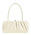Jil Sander Small Leather Pleated Goji Shoulder Bag