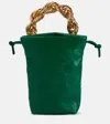 Jil Sander Tote Small Aus Leder In Beetle