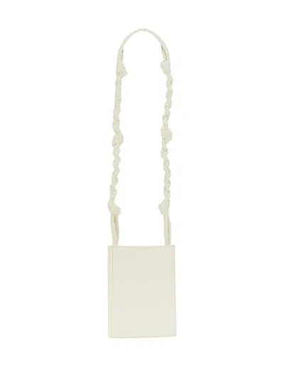 Jil Sander Small Padded Tangle Bag In White