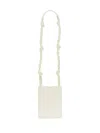 Jil Sander Tangle Small Crossbody Bag In White