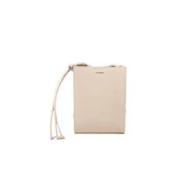 Jil Sander Small Rectangular Shoulder Bag In Brushed Bovine Leather In Multi