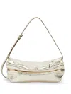 Jil Sander Small Rollup Leather Shoulder Bag In Yellow