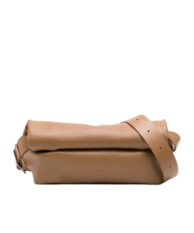JIL SANDER JIL SANDER SMALL ROLLUP SHOULDER BAG