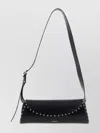 Jil Sander Cannolo Small Embellished Leather Shoulder Bag