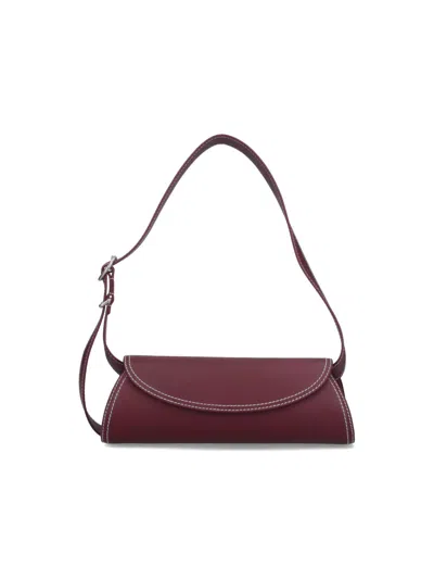 Jil Sander Small Shoulder Bag Cannolo In Red